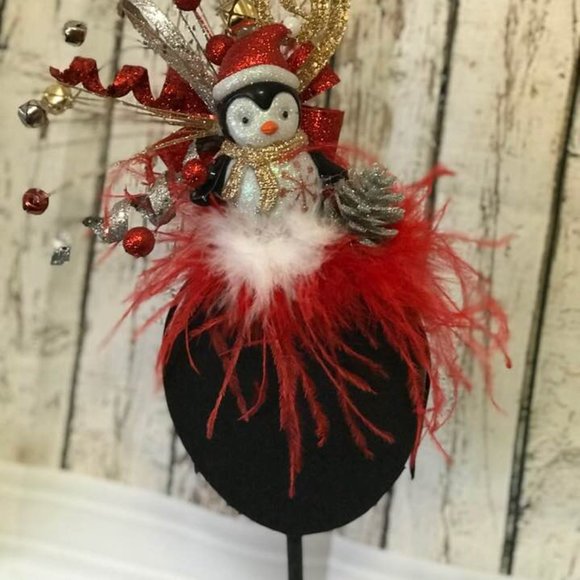 Christmas Penguin Headband Adult Christmas Christmas Tacky Christmas Party Ugly - Picture 4 of 7